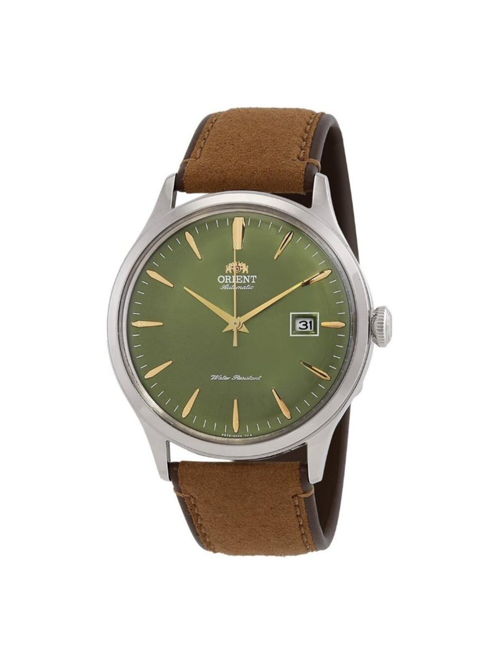 NWT Orient Bambino Version 4 Automatic Green Dial Men's Watch